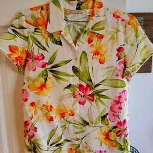 Tommy bahama button up Large